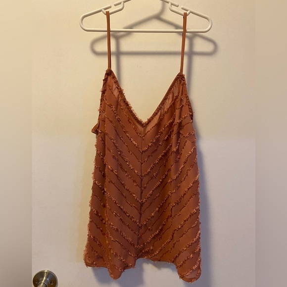 NWT Free People Intimately Fade Away Chevron Fringe Top, Size XS - Picture 4 of 9